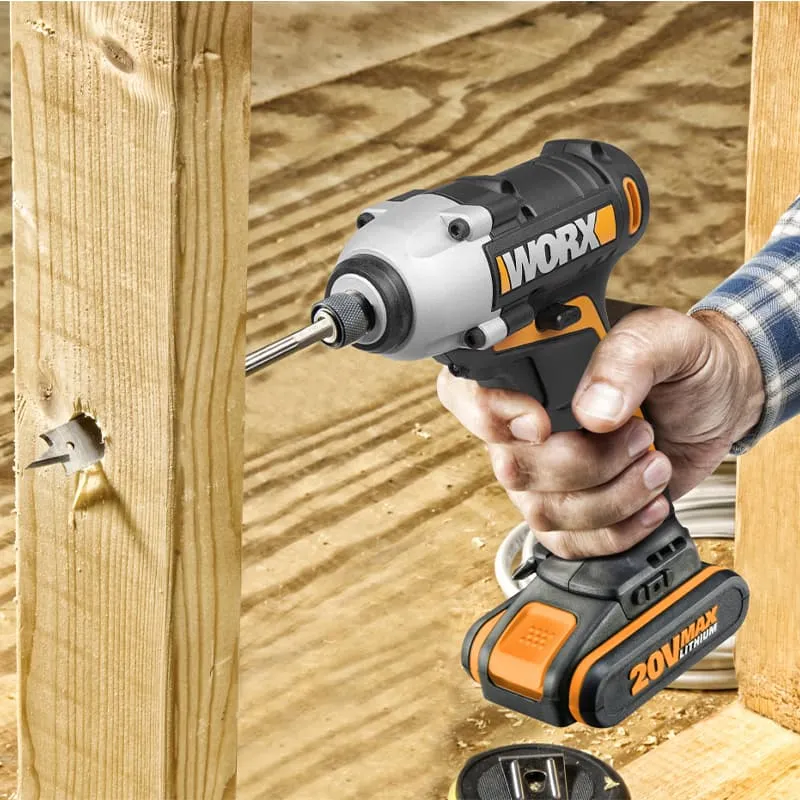 Винтоверт WORX WX290 20V 107Нм аккумуляторный — детальное фото