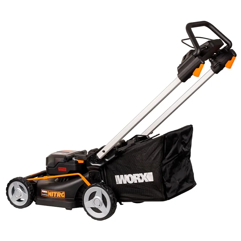 Газонокосилка WORX WG748E 40V 46 см аккумуляторная бесщеточная — детальное фото