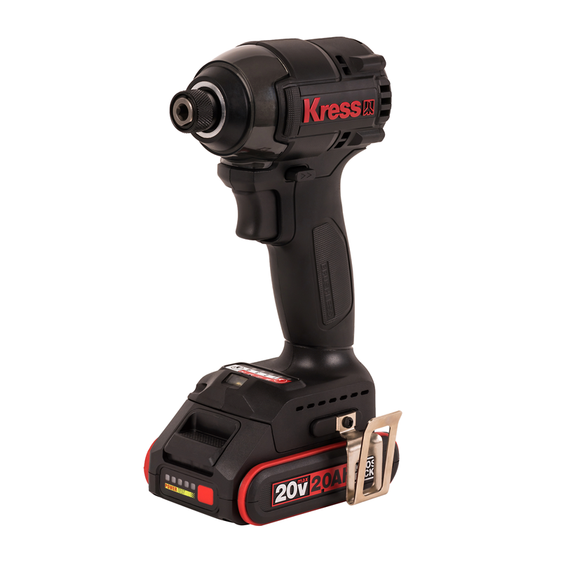 Винтоверт KRESS KU280.3 20V 190 Нм бесщеточный аккумуляторный, с АКБ на 2 А*ч и ЗУ