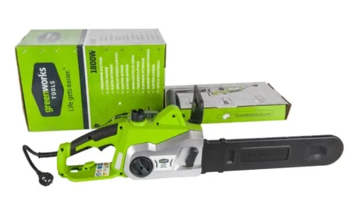 Цепная пила Greenworks GCS1840 1800W 20027 (40 см) электрическая — детальное фото