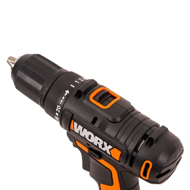 Дрель-шуруповерт WORX WX108 20V 45Нм аккумуляторная — детальное фото