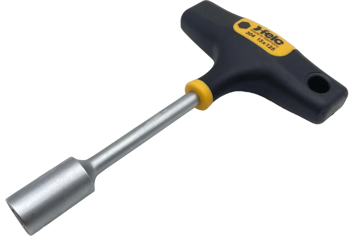 Т-образный ключ 13 мм, стержень 125 мм Felo 30413460 — детальное фото