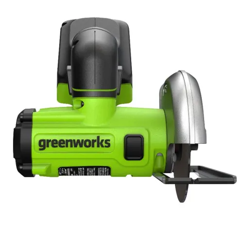 Угловая шлифмашина (болгарка) Greenworks GD24UCS 24V 3402007 (76 мм) бесщеточная аккумуляторная — детальное фото
