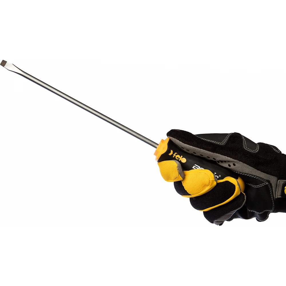 Плоская шлицевая отвертка 6,0х1,2х200 Felo Ergonic 40006710 — детальное фото