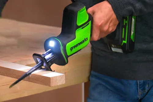 Пила сабельная Greenworks GPT-CRS-25 24V 1200507 (26 мм) бесщеточная аккумуляторная — детальное фото