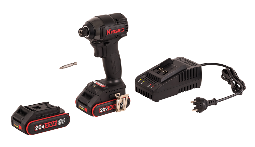 Винтоверт KRESS KU280 20V 190 Нм бесщеточный аккумуляторный — детальное фото