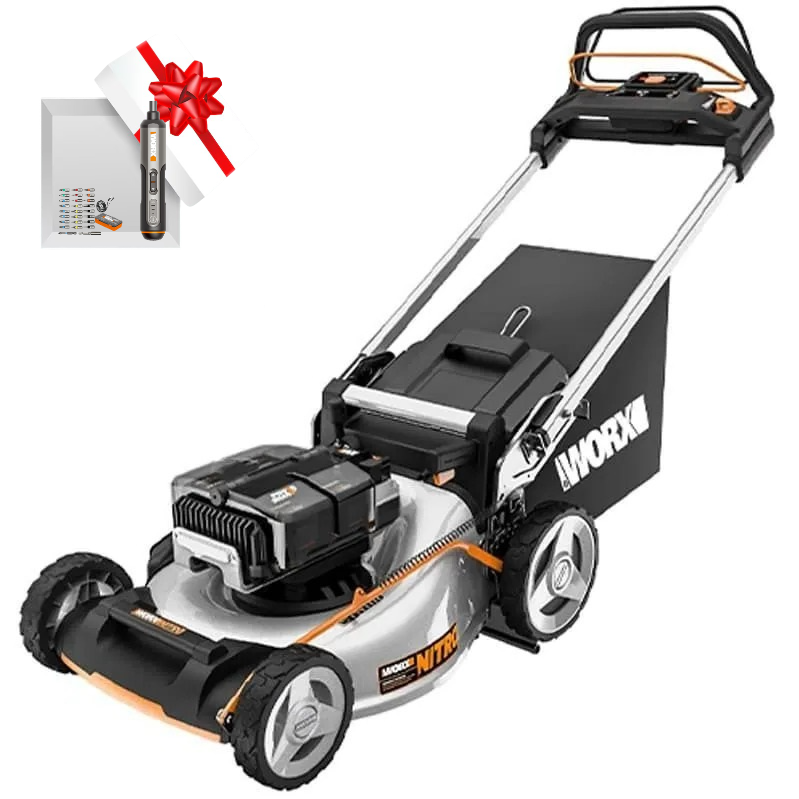 Самоходная газонокосилка WORX NITRO WG761E 80V 51см аккумуляторная бесщеточная — фото товара