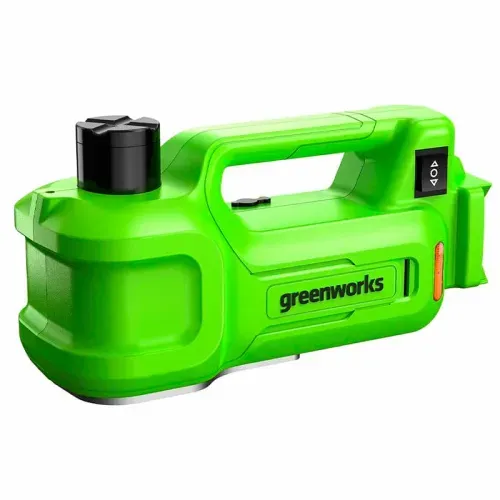 Домкрат автомобильный гидравлический аккумуляторный Greenworks 24V G24JACK 24V 3401407, без АКБ и ЗУ