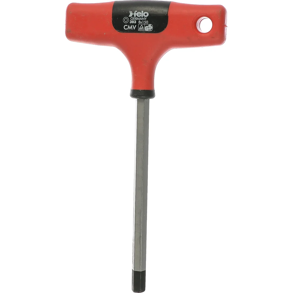 Т-образная шестигранная отвертка под головки 8 мм Felo 30308580 — детальное фото