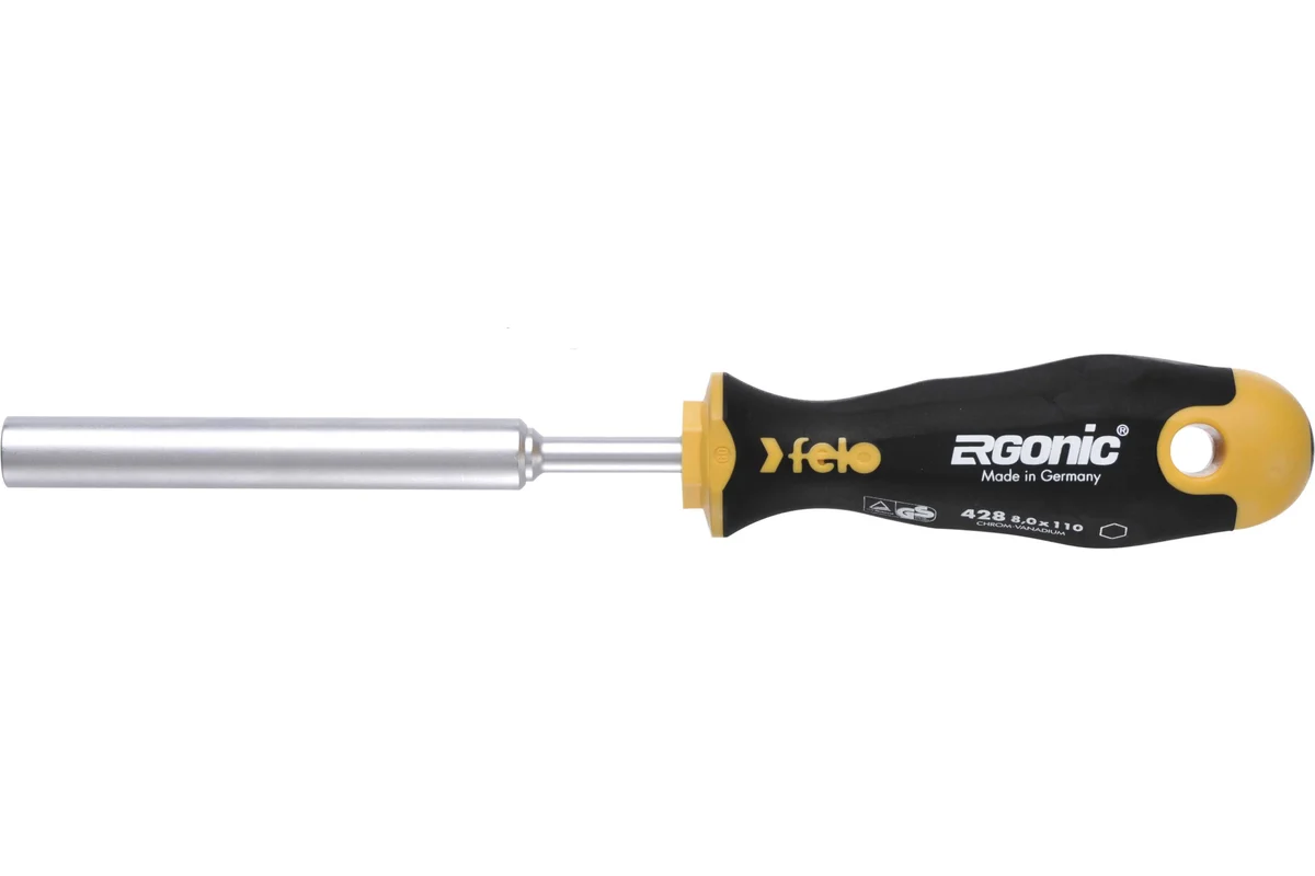 Отвертка Felo Ergonic M-TEC торцевой ключ 7,0X110 42807030 — детальное фото