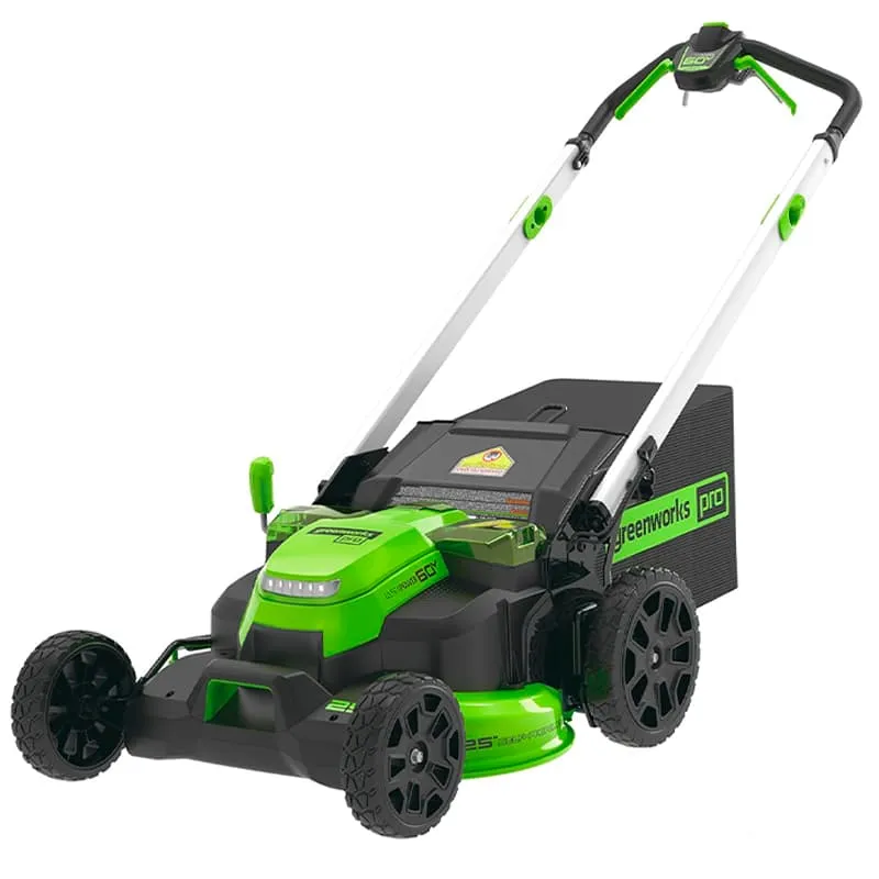 Газонокосилка аккумуляторная самоходная 61 см ТwinForсe Greenworks 60V GD60LM61 2519107, бесщеточная, без АКБ и ЗУ