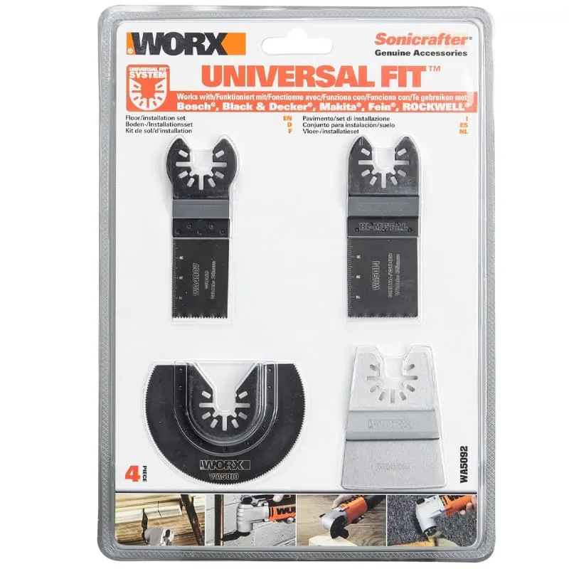 Набор насадок WORX WA5092 для реноватора 4шт. — детальное фото