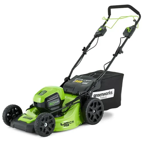 Газонокосилка самоходная Greenworks GD60LM46SP 60V 2502907 (46 см) бесщеточная аккумуляторная — фото товара