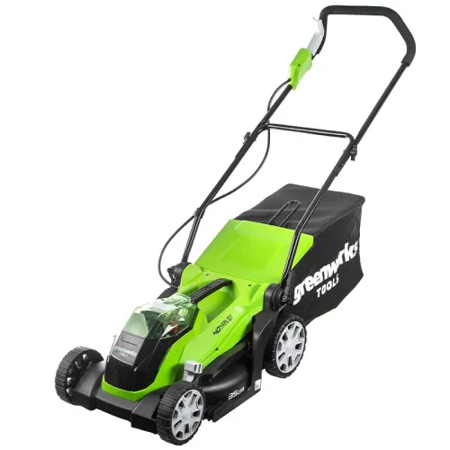 Газонокосилка Greenworks G40LM35 40V 2501907 (35 см) аккумуляторная — фото товара