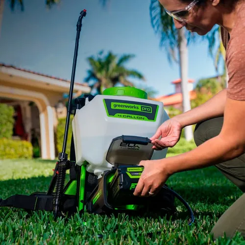 Садовый опрыскиватель Greenworks GW-BPS60 60V 5300107 аккумуляторный — детальное фото