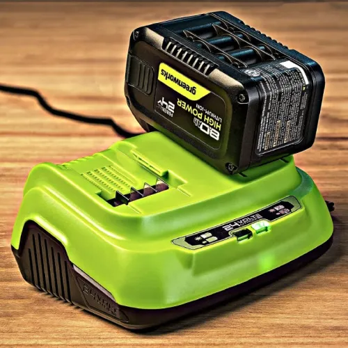 Ультрабыстрое двойное зарядное устройство Greenworks G24X2C8 24V 2958807 (8 A) — детальное фото