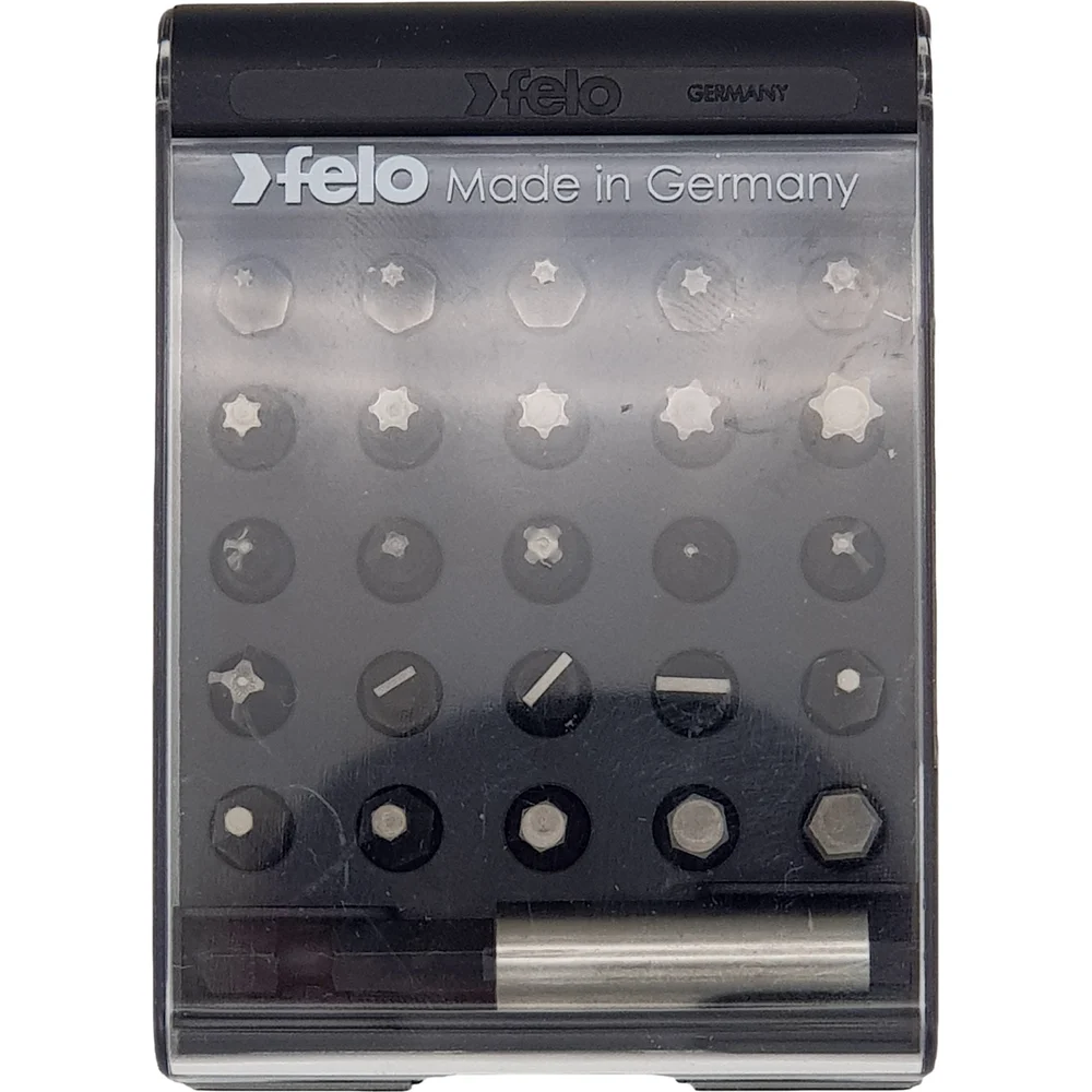 Набор бит 25 шт с магнитным держателем бит Felo 02002616 — детальное фото