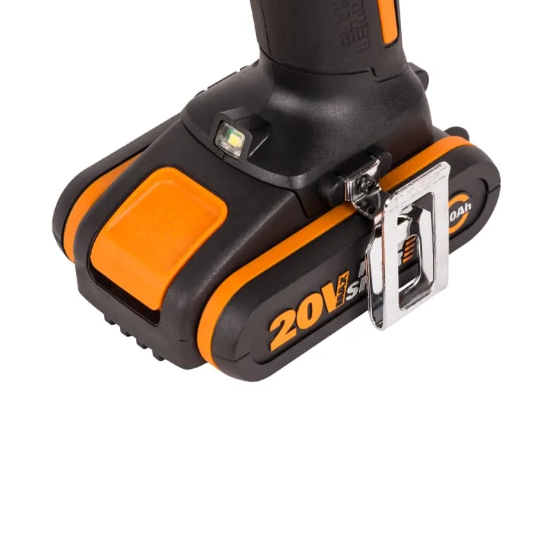 Дрель-шуруповерт WORX WX100 20V 30Нм аккумуляторная — детальное фото