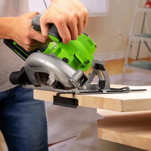 Циркулярная пила Greenworks GD24CS165 24V 1501607 бесщеточная аккумуляторная — детальное фото