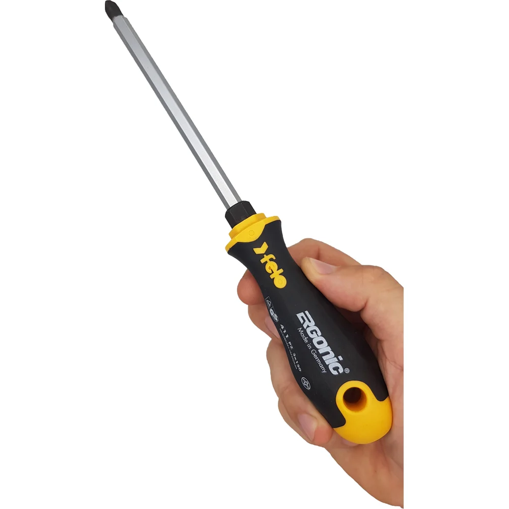 Крестовая отвертка Felo с шестигранным лезвием Ergonic PZ 3X150 41130540 — детальное фото