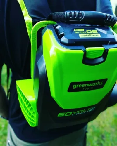 Воздуходувка ранцевая Greenworks GD60BPB 60V 2402307 (225 км/ч) бесщеточная аккумуляторная — детальное фото