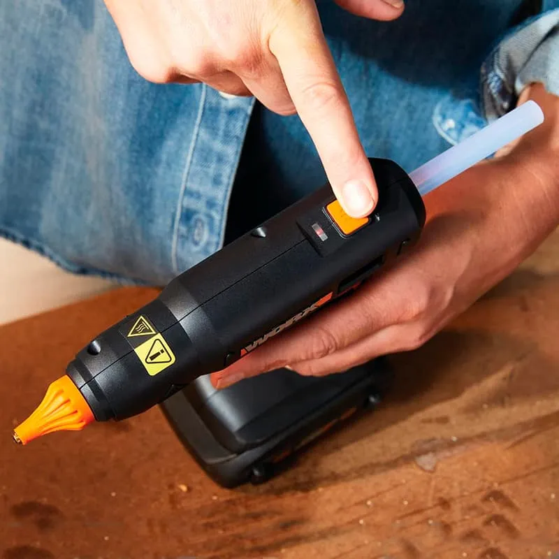 Клеевой пистолет WORX WX045 20V аккумуляторный — детальное фото