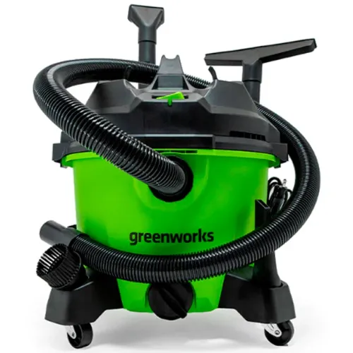 Строительный пылесос Greenworks G120WDV 1300 Вт 4701207 электрический — детальное фото