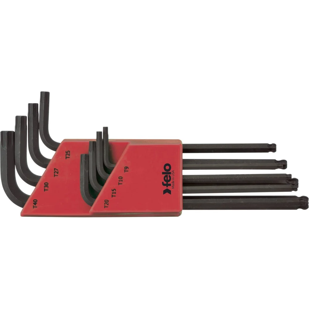 Набор шестигранных ключей Felo TORX с шаровым окончанием, 8 шт 34808001 — детальное фото