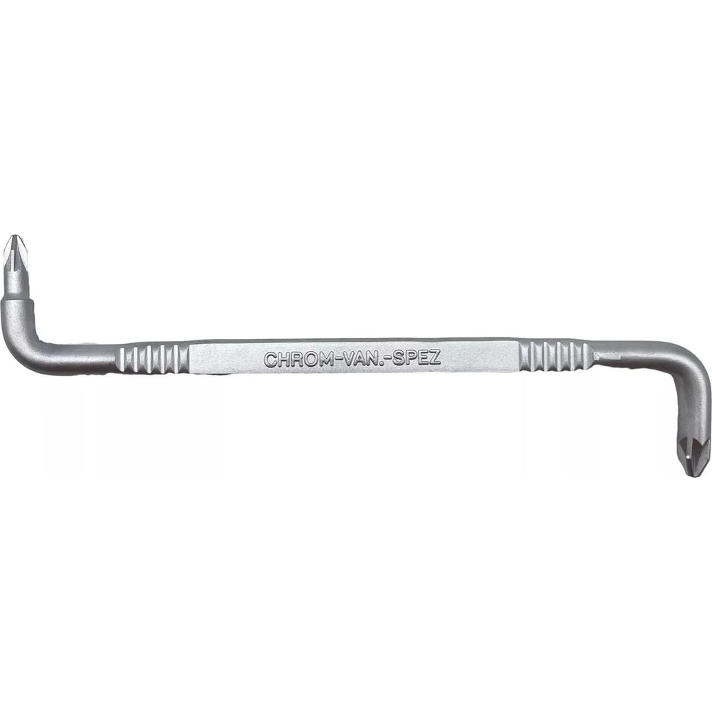 Двусторонняя изогнутая отвертка Felo Z-образная, PZ1-PZ2 135 мм 34112000 — детальное фото